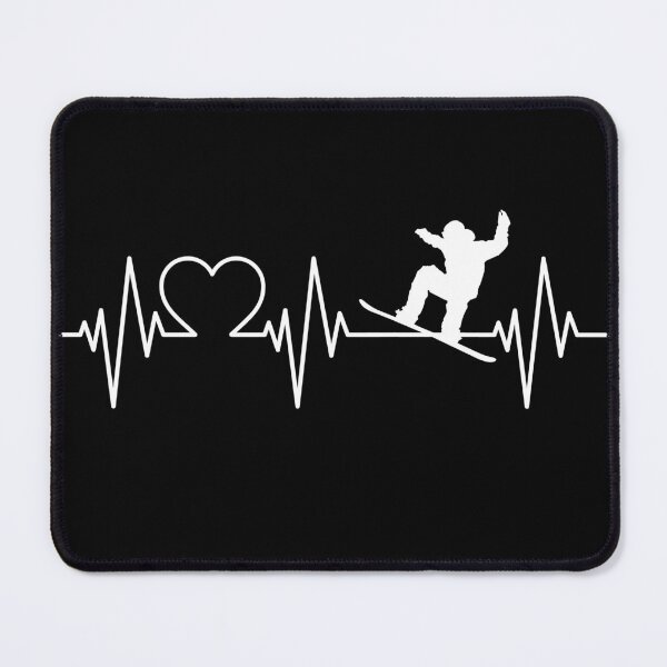 Artikelvorschau, Ich liebe Snowboard-Herzschlag-EKG entworfen und verkauft von GreatWest.