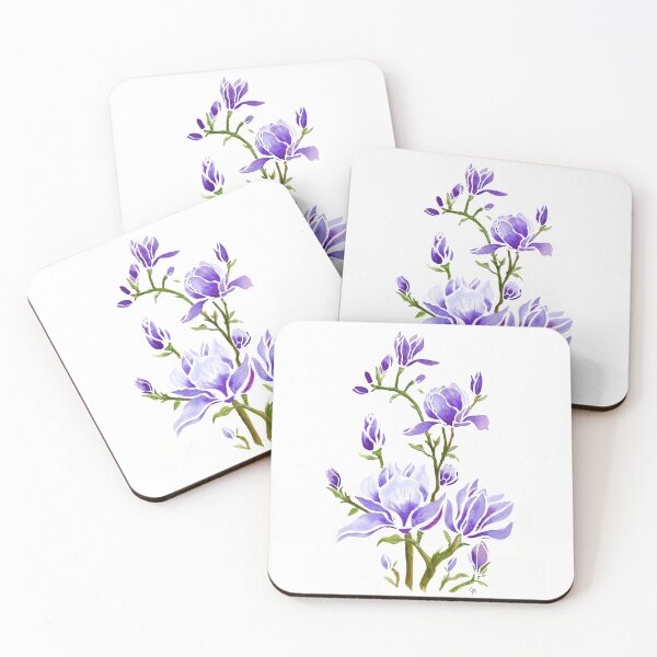 Aperçu de l'œuvre Magnolia violet créée et vendue par PaintedbyCarol.