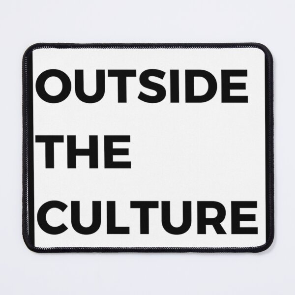 Item preview, Think outside the culture black latter with white background designed and sold by dineshshop1.
