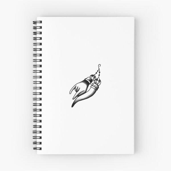 Item preview, American traditional style tattoo cornicello mano Italian horn designed and sold by Kittycaitart.