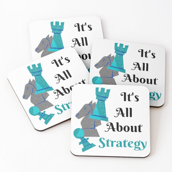 Artikelvorschau, Cooles helles Schachfiguren-Design - Alles über Strategie entworfen und verkauft von CreativNode.