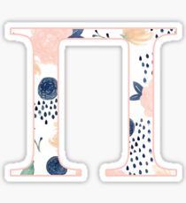 Floral Pi Sticker