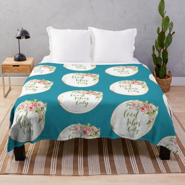 Item preview, Good vibes only - colorful floral simple elegant design designed and sold by Arteartz.