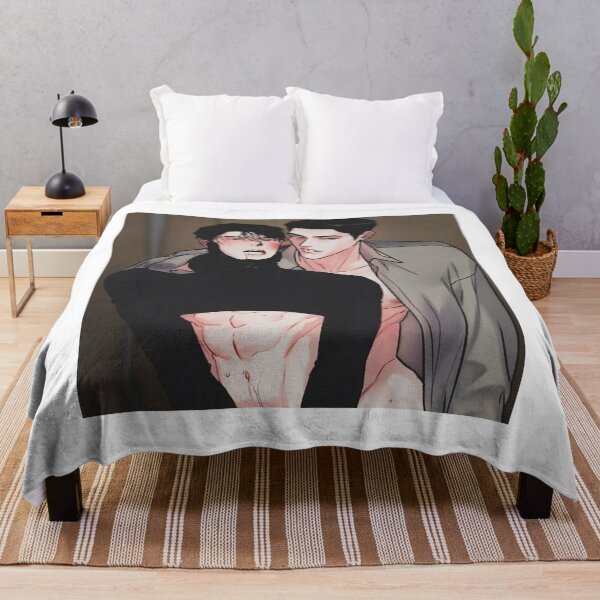 Anime Fleece Blanket and Bedspreads BL Yaoi Spiritpact Ling Qi Yang Jinghua  Duanmu Xi Blankets for Beds 200cm 100cm