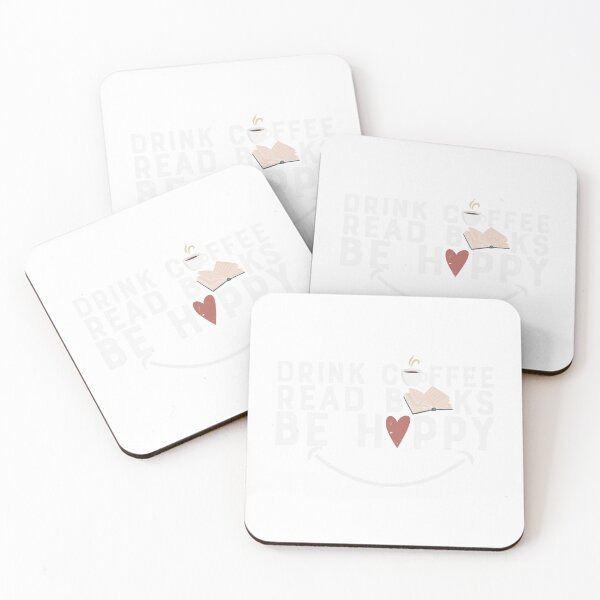 Item preview, Drink Coffee Read Books Be Happy designed and sold by Zakaria-4.