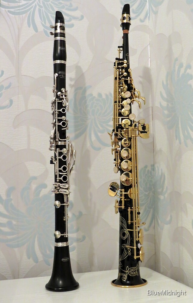 "The Two Sopranos and Saxophone" by BlueMidnight Redbubble