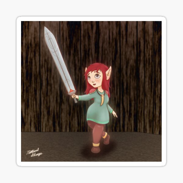 D&D Character Design 03 Sticker