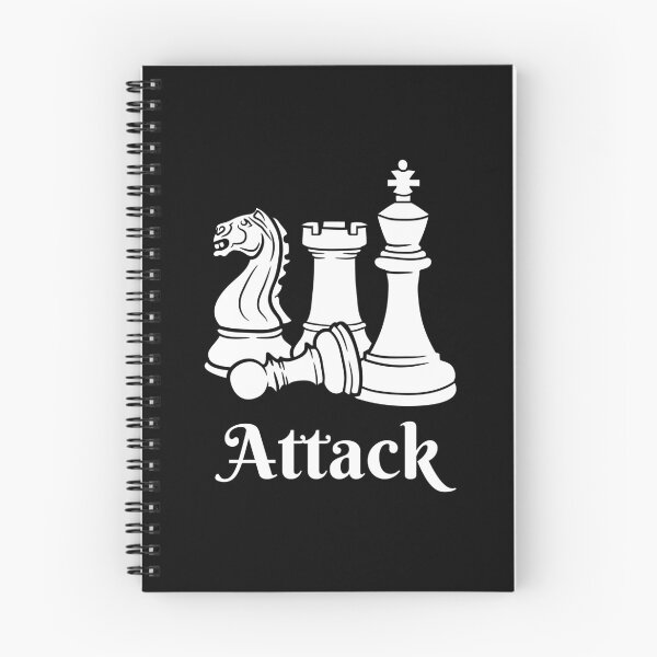 Item preview, Black and White Chess Pieces Design - Attack Strategy designed and sold by CreativNode.