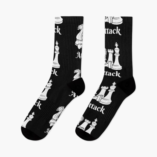 Item preview, Black and White Chess Pieces Design - Attack Strategy designed and sold by CreativNode.