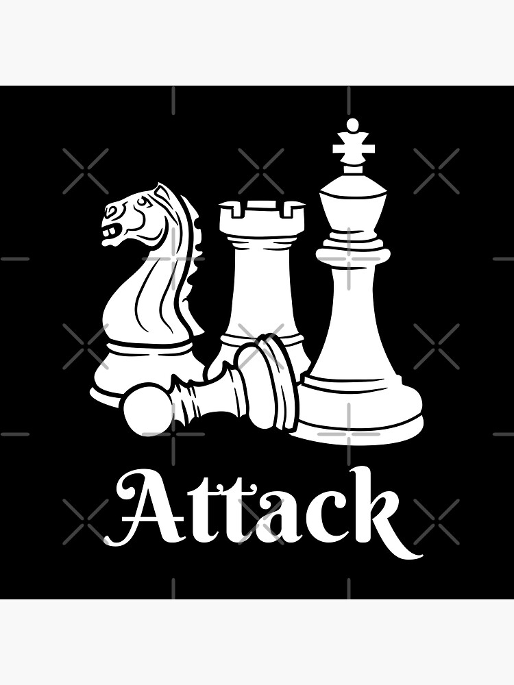 Play Chess Piece Chess Board Tactics' Sticker