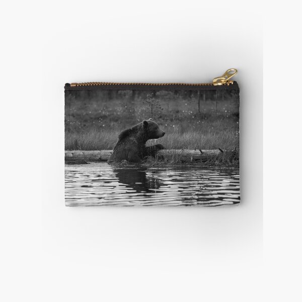 Item preview, One cold  bear please. Brown bear bw designed and sold by Jouko Lehto Photography.