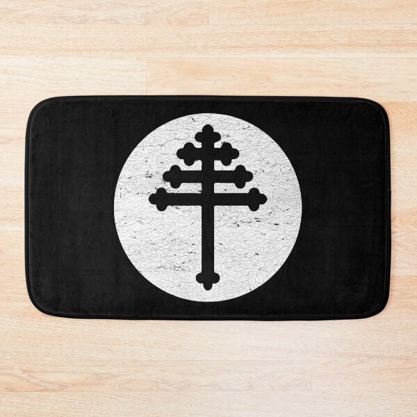Item preview, Maronite cross in white circle designed and sold by IsisOsiris.