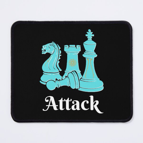 Item preview, Blue and White Chess Pieces Design - Attack Strategy designed and sold by CreativNode.