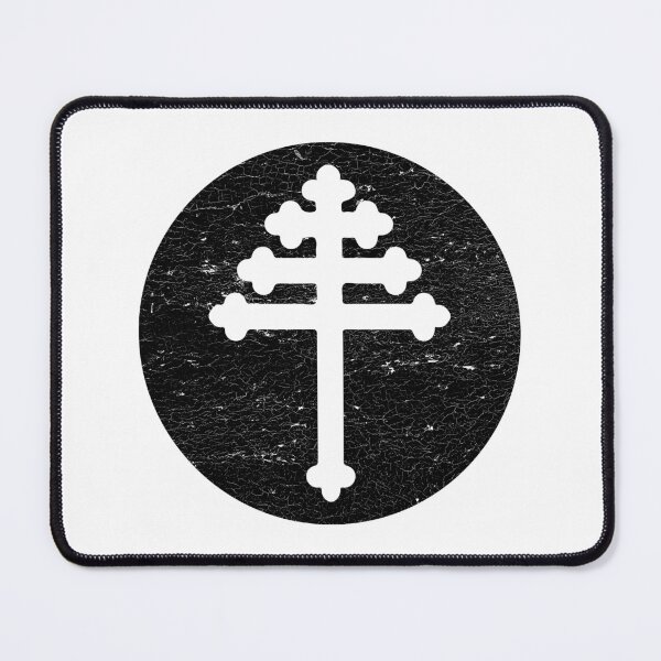 Item preview, Maronite cross in black circle designed and sold by IsisOsiris.