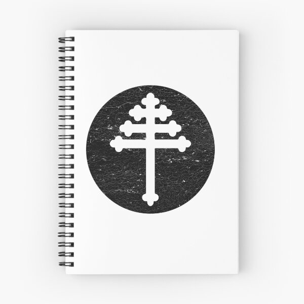 Item preview, Maronite cross in black circle designed and sold by IsisOsiris.