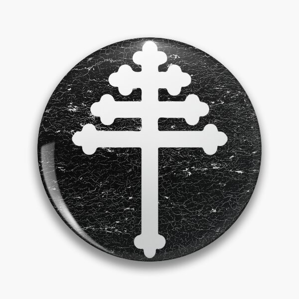 Item preview, Maronite cross in black circle designed and sold by IsisOsiris.