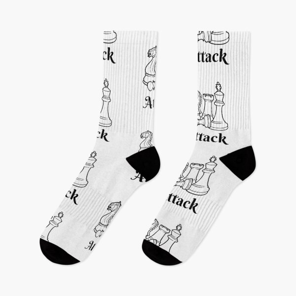 Item preview, Black and White Chess Pieces Design - Attack Strategy designed and sold by CreativNode.