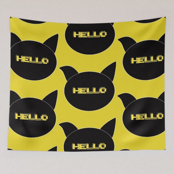 Item preview, Hello, Blackcat designed and sold by MutedCarbon.