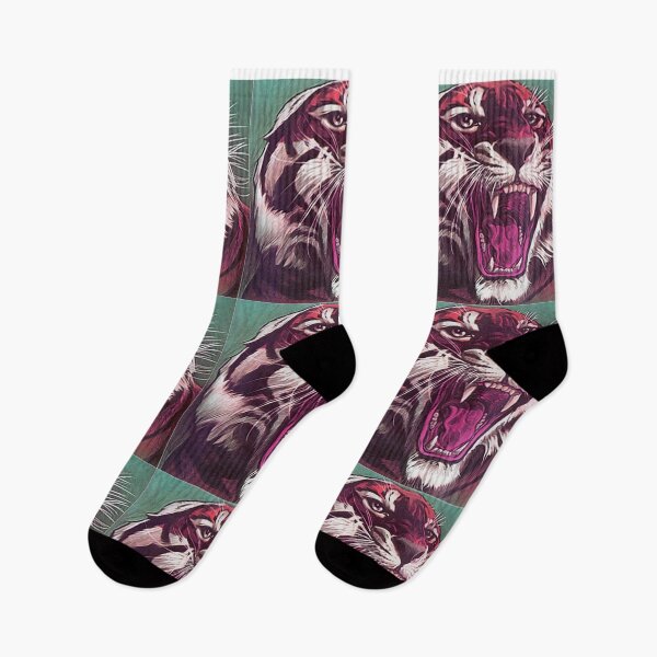 Item preview, Ferocious Roaring Tigers (Red) designed and sold by Thomas Dossman.