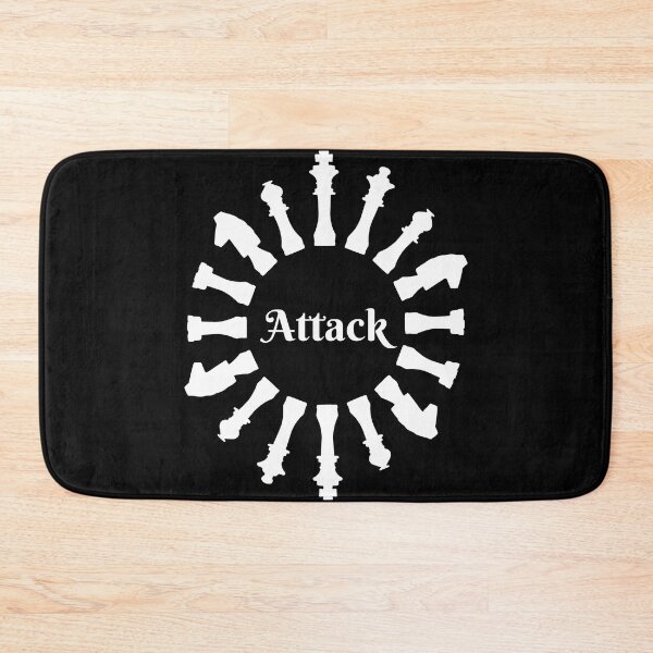 Item preview, Black and White Chess Pieces Design - Attack Strategy designed and sold by CreativNode.