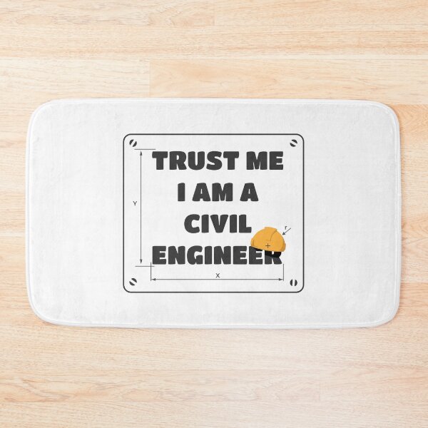 Item preview, Trust Me I Am A Civil Engineer | Hardhat Board | White designed and sold by Teenker.