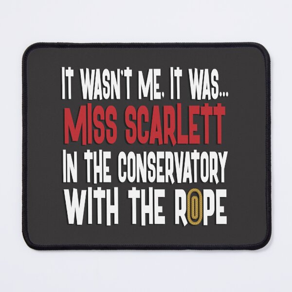 Item preview, Miss Scarlett in the Conservatory with the Rope - Clue designed and sold by agilexp.