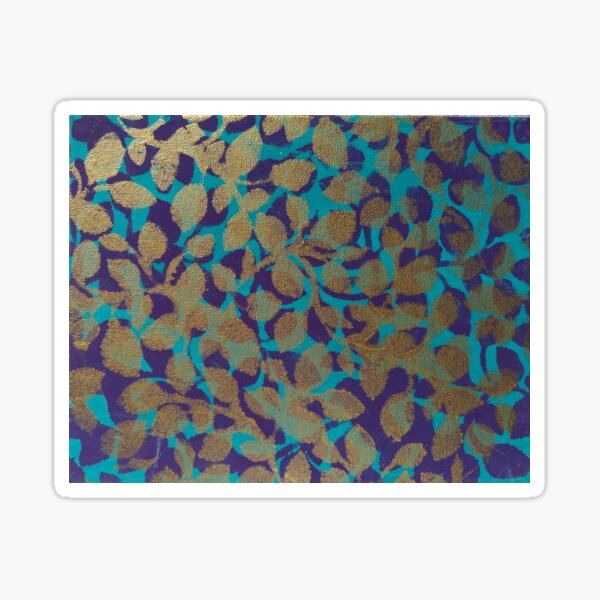 Vista previa del artículo con la obra «Hoja de oro», diseñado y vendido por ErinLP.