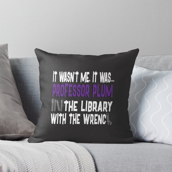 Item preview, Professor Plum in the library with the wrench - Clue designed and sold by agilexp.