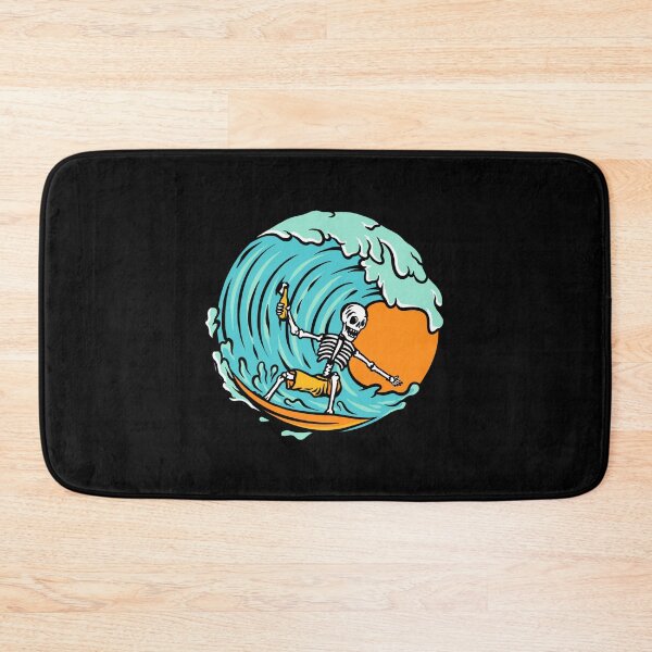 Item preview, Surfing Skeleton  designed and sold by PotluckPrints.