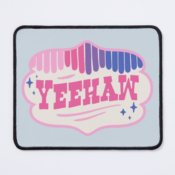Item preview, YEEHAW | Pink White Blue Cookie 90s Style Colorful Cowboy Space Cowgirl Rodeo Aesthetic | HOWDY Y'ALL | Sky Background designed and sold by PEARROT.