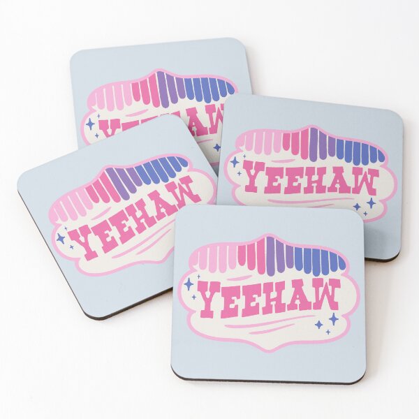 Item preview, YEEHAW | Pink White Blue Cookie 90s Style Colorful Cowboy Space Cowgirl Rodeo Aesthetic | HOWDY Y'ALL | Sky Background designed and sold by PEARROT.