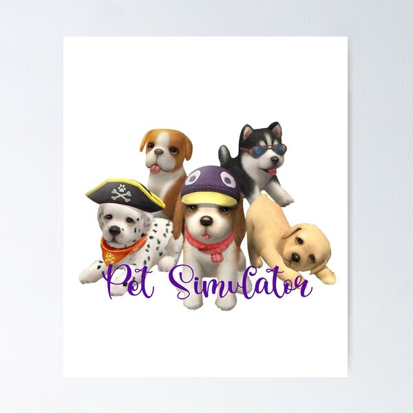 Pet Simulator Wiki - funny heart pet Simulator  Poster for Sale