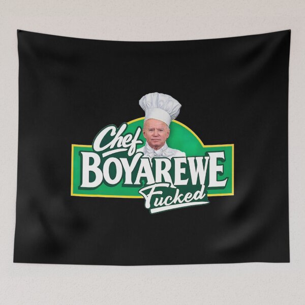 Item preview, Chef BoyAreWe Fucked Funny Chef Biden Trump 2024 designed and sold by complexconventi.