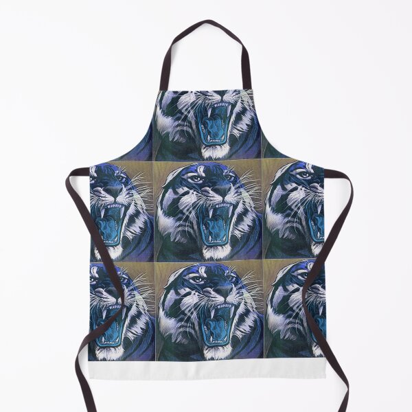 Item preview, Ferocious Roaring Tigers (Blue) designed and sold by Thomas Dossman.