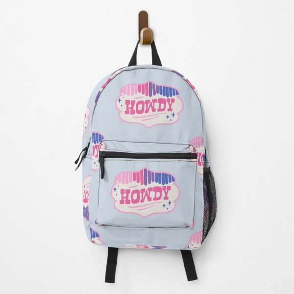 Item preview, HOWDY | Pink White Blue Cookie 90s Style Colorful Cowboy Space Cowgirl Rodeo Aesthetic | HOWDY Y'ALL | Sky Background designed and sold by PEARROT.