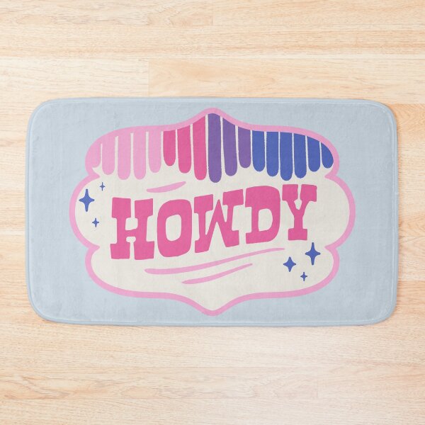 Item preview, HOWDY | Pink White Blue Cookie 90s Style Colorful Cowboy Space Cowgirl Rodeo Aesthetic | HOWDY Y'ALL | Sky Background designed and sold by PEARROT.