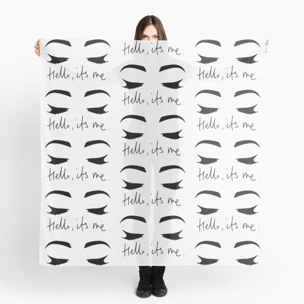 Hello..Its Me (Eyes Closed) | ADELE Scarf