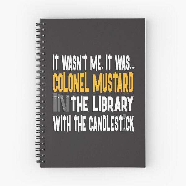 Item preview, Colonel Mustard in the Library with the Candlestick - Clue designed and sold by agilexp.