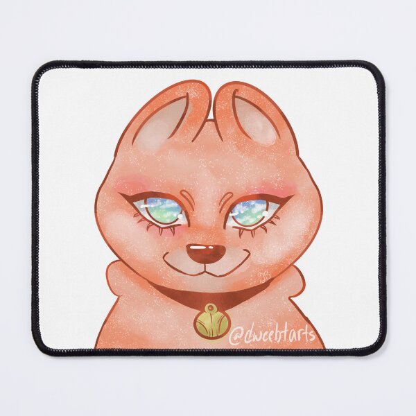 Item preview, ombre pink salmon cat designed and sold by Dweebtarts.