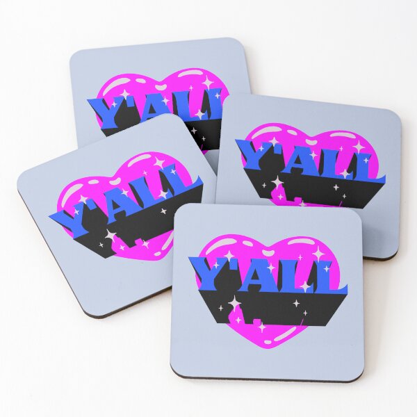Item preview, Copy of YALL | HOWDY Y'ALL Retrovawe Space Blue Pink Neon  Cowgirl Heart Cowboy Rodeo Love Preppy Aesthetic | White Background designed and sold by PEARROT.