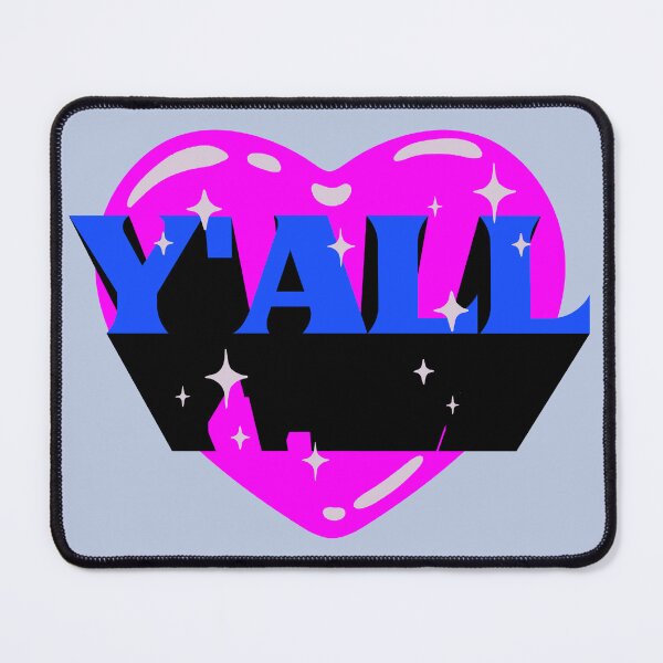 Item preview, Copy of YALL | HOWDY Y'ALL Retrovawe Space Blue Pink Neon  Cowgirl Heart Cowboy Rodeo Love Preppy Aesthetic | White Background designed and sold by PEARROT.