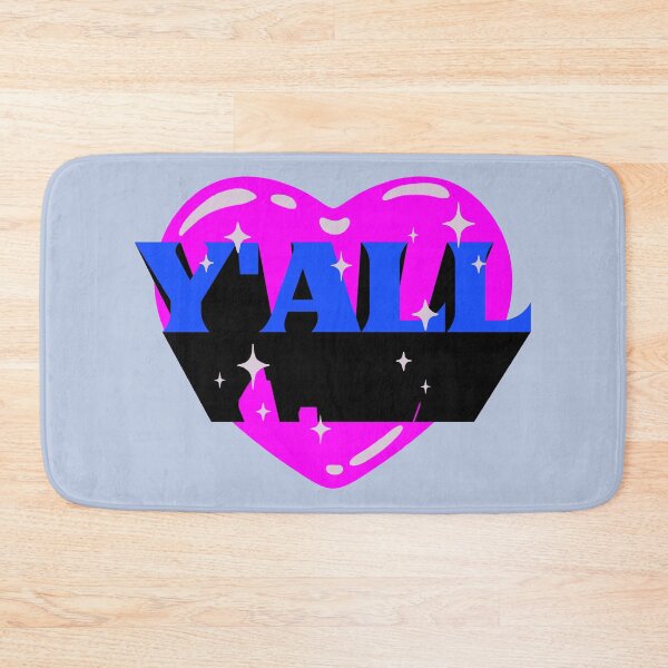 Item preview, Copy of YALL | HOWDY Y'ALL Retrovawe Space Blue Pink Neon  Cowgirl Heart Cowboy Rodeo Love Preppy Aesthetic | White Background designed and sold by PEARROT.