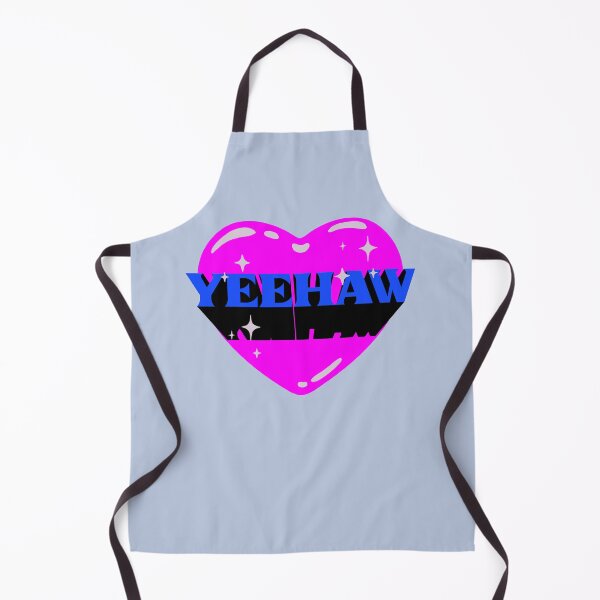 Item preview, YEEHAW | Space Blue Pink Neon Cowboy Cowgirl Heart Rodeo Love Preppy Aesthetic | HOWDY YALL | Black Background designed and sold by PEARROT.
