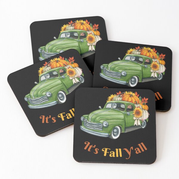 Item preview, Fall Season Pumpkin Truck Vintage designed and sold by Elatty.