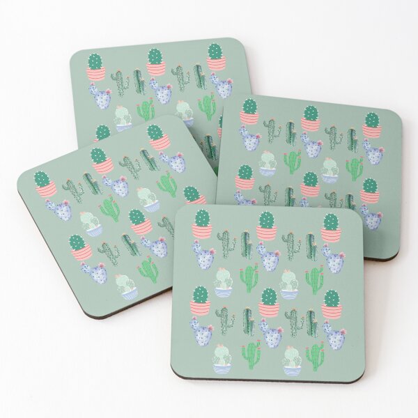 Item preview, Green and Blue Cactus designed and sold by 37jlee.