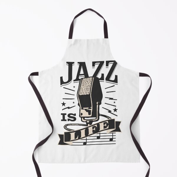 Item preview, Jazz is Life Quote Microphone Vintage Music designed and sold by Amir Abou-Roumié.