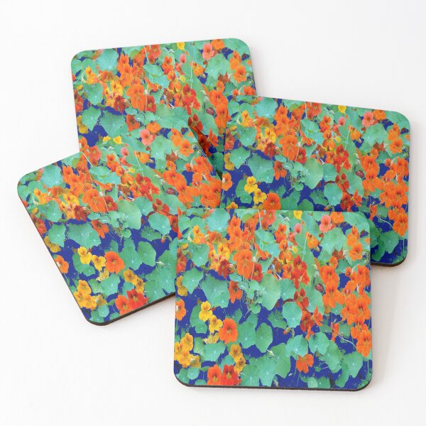Item preview, ORANGE GARDEN FLOWERS ABSTRACT designed and sold by sharlesart.