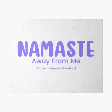 Namaste – and the meaning of, Yoga Quote, Green Watercolor