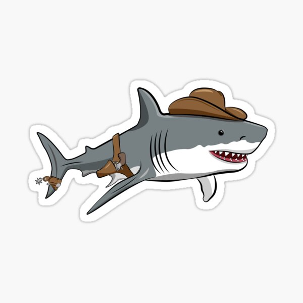 Funny Shark Playing Video Games Gamer Boys | Sticker