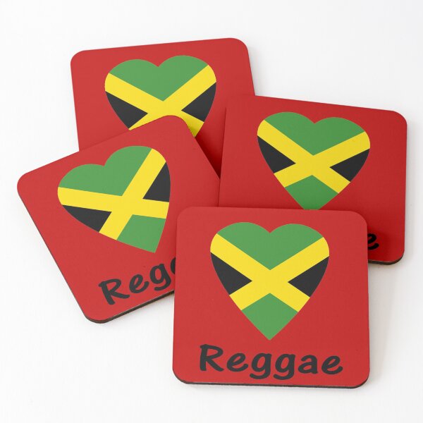 Item preview, I Love Reggae Music - Jamaica Flag Sticker & Tee designed and sold by deanworld.